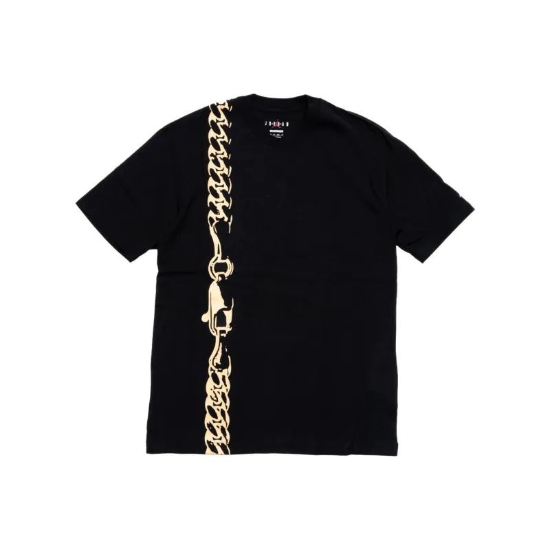 Jordan OVERSIZED Drop Shoulder Sleeve T-Shirt Women's Black-0