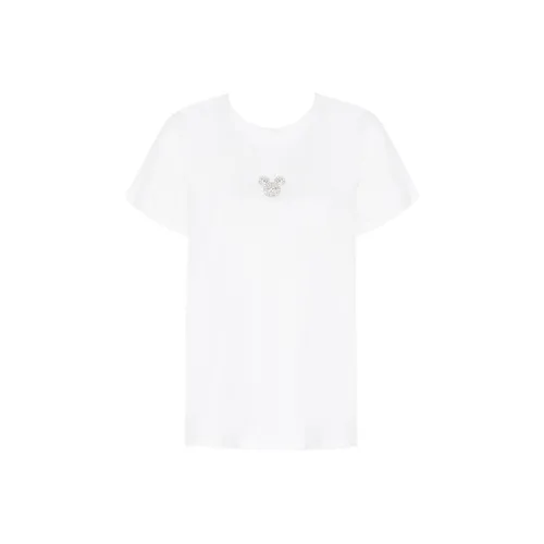 DPLAY T Shirt Women's White Mickey Mouse