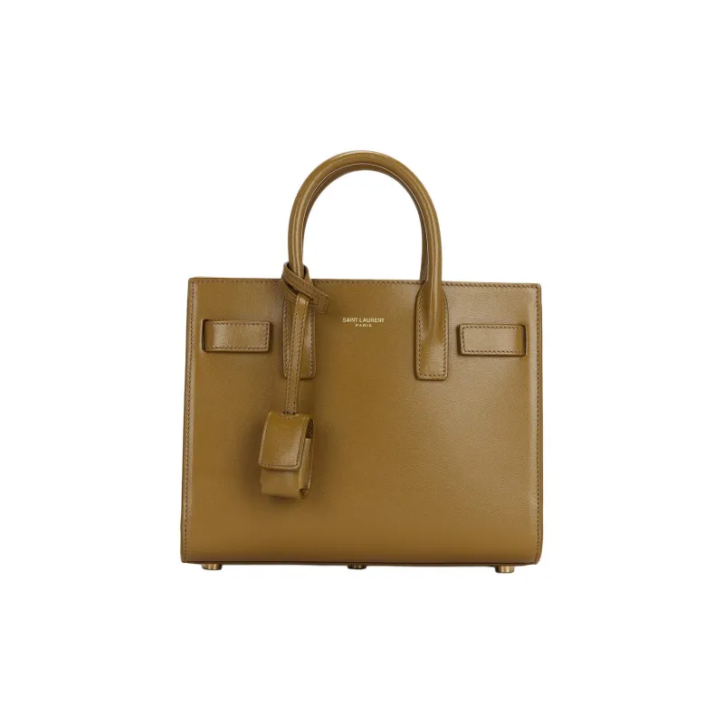SAINT LAURENT SAC DE JOUR Leather One Shoulder Handbag Nano Women's Jasper-0