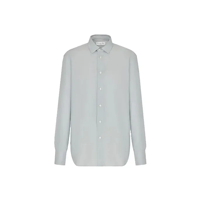 DIOR Quarterly New Products Shirts Women's Light Blue-0