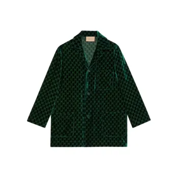 GUCCI GG jacquard Velvet Shirt