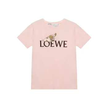 LOEWE X Howl's Moving Castle T Shirts Women's Pink