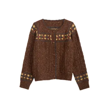 Olrain Sweater Women's Coffee Brown