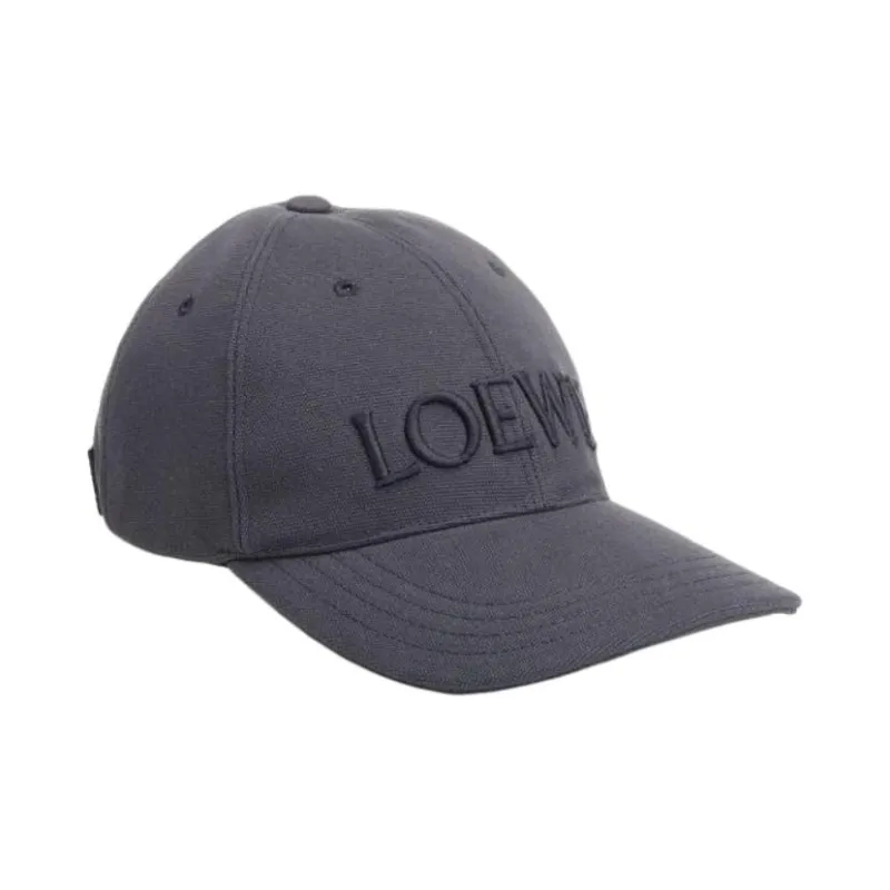 LOEWE Canvas, Metal Baseball Caps Women's Gray-1