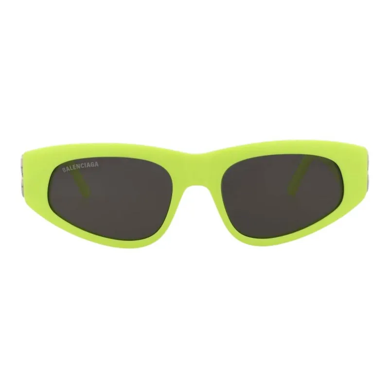 Balenciaga Acetate Metal Cat Eye Sunglasses Unisex Neon Green-1