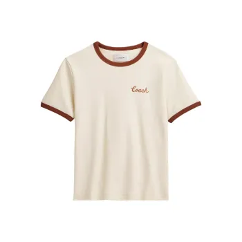 COACH SS24 T Shirt Women's Cream