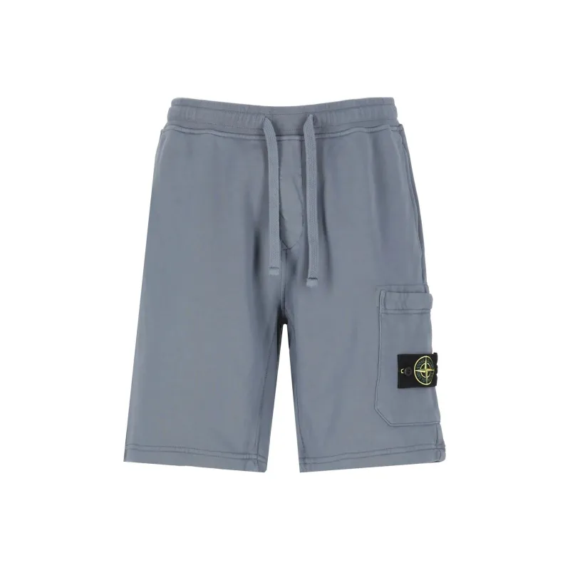 STONE ISLAND Compass Patch Drawstring Shorts-0