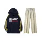 Navy Blue Top+Yellow Mud Pants