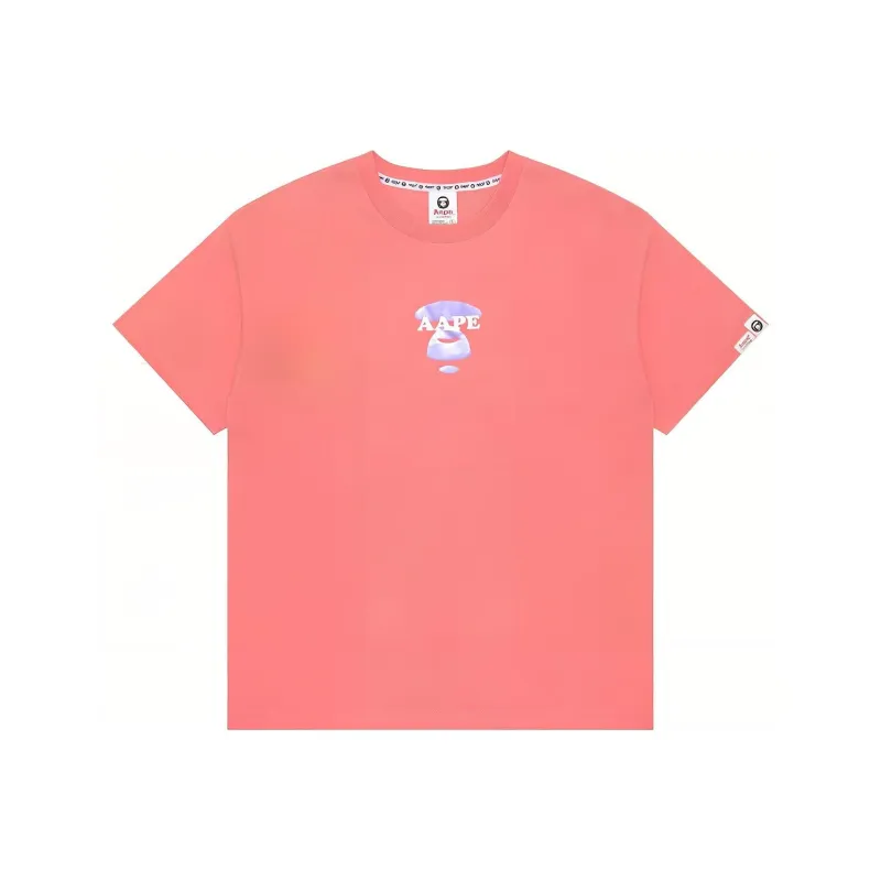 Aape Logo print Cotton T shirt-2