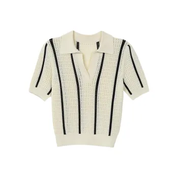 Roselingling Knitwear Women's Gardenia White