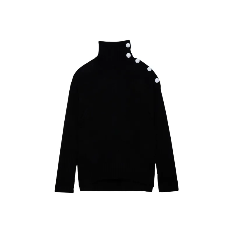 Zadig & Voltaire Alma Turtleneck Knitted Jumper-0