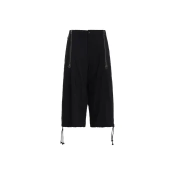 Yohji Yamamoto Ground Y SS25 Casual Shorts Unisex Black
