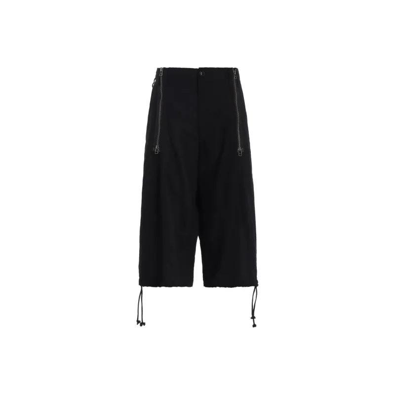 Yohji Yamamoto Ground Y SS25 Casual Shorts Unisex Black-0