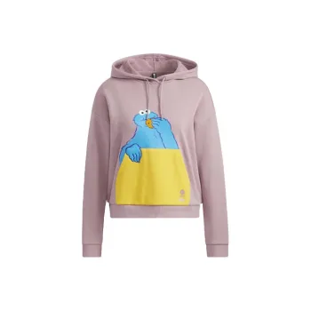 Sesame Street X Adidas Neo Sesame Street Co branded Collection Sweatshirts Women's Pink
