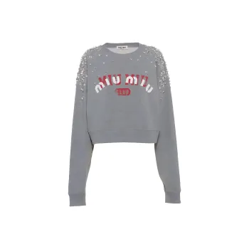 MIU MIU FW22 Sweatshirt Women's Gray