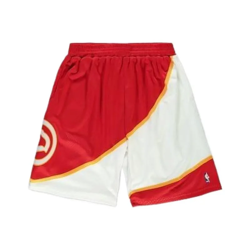 NBA x Mitchell & Ness Atlanta Hawks Big & Tall Hardwood Classics Team Swingman Basketball Shorts Men's Red-0