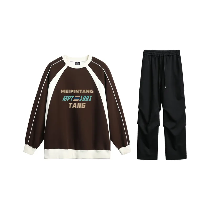 MEIPIN TANG Sweatshirt Set Unisex-48
