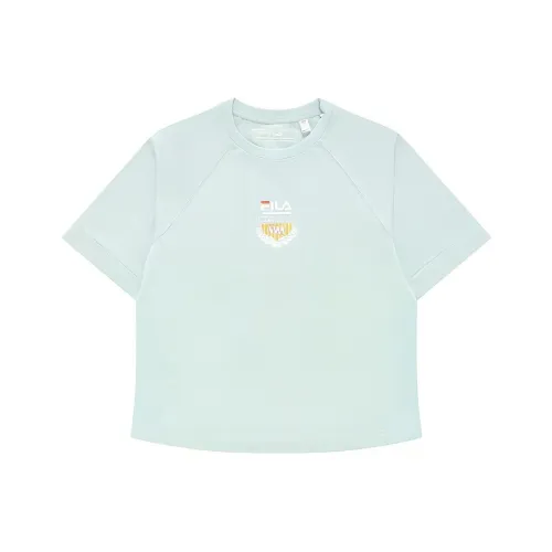 FILA FUSION T Shirts Women's Filter Gray