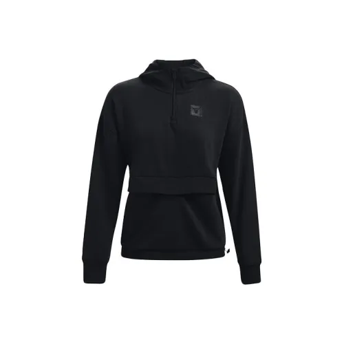 Under Armour Project Rock Collection Sweatshirts Women's Black