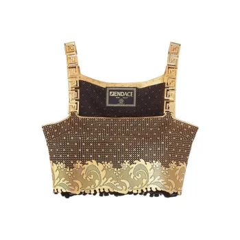 VERSACE x FENDI VERSACE SS22 Strapless Top Women's Multicolor