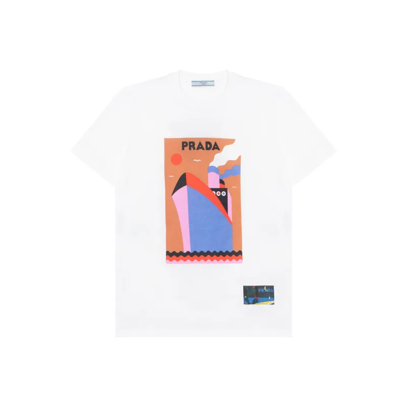 PRADA Regular T Shirt Women's White-0