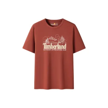 Timberland T Shirt Men's EOD Red