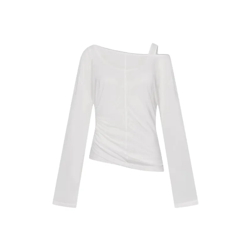 URBAN REVIVO Regular T Shirt Women's Raw White-0