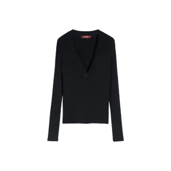 MaxMara Studio Slim Fit Knitwear Women's Dark Blue
