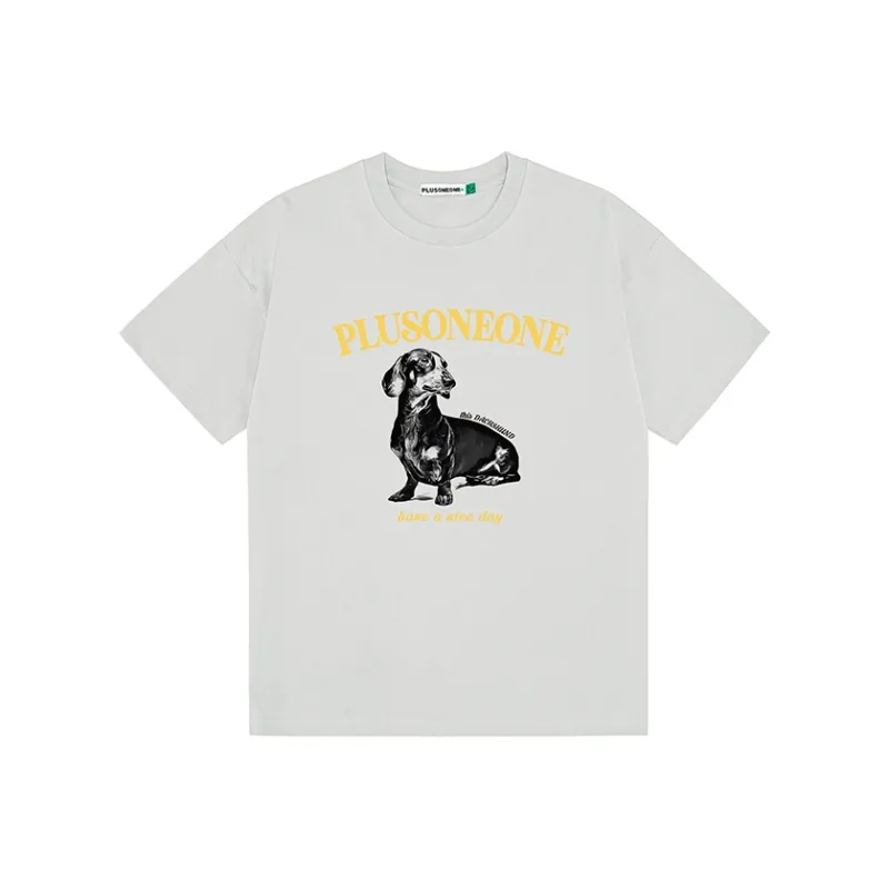 PLUSONEONE+ Regular Short Sleeved T Shirts Unisex-10