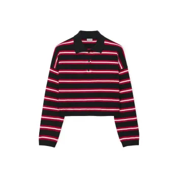 LOEWE Polo Sweater In Wool Black