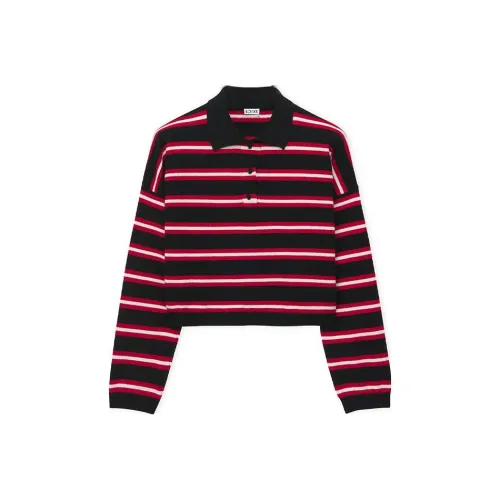 LOEWE Polo Sweater In Wool Black