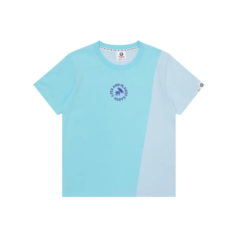 Aape By *A Bathing APE® Logo embossed Cotton jersey T shirt-0