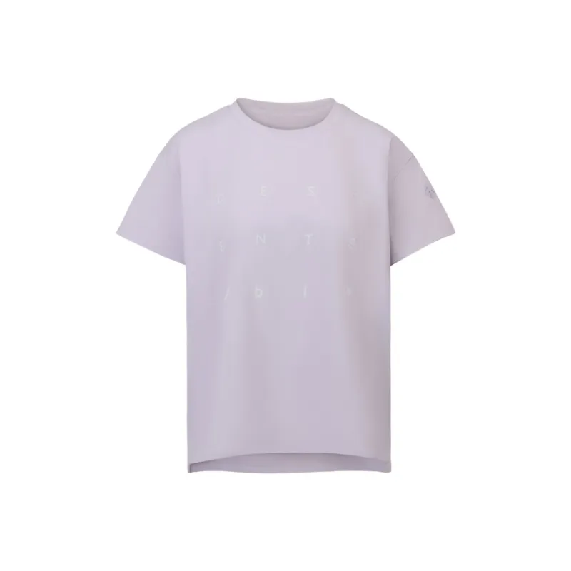DESCENTE BLEU Drop Shoulder Sleeve T Shirt Women's-2