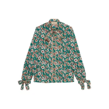 GUCCI Shirts Women's Blue