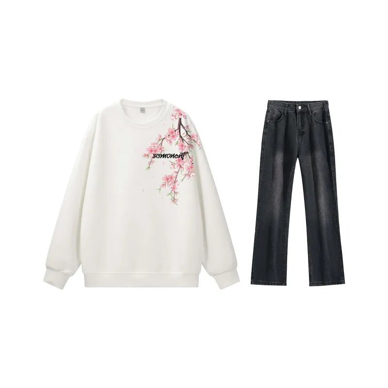 SUNSETMONENT Sweatshirt Set Unisex-6