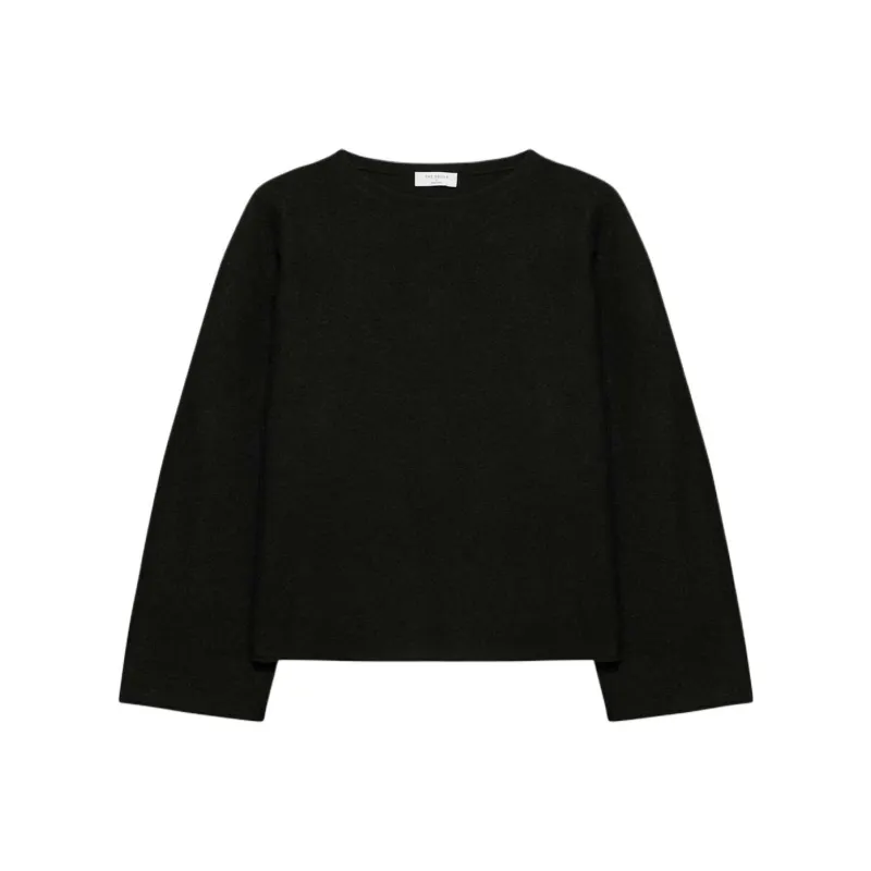 ARITZIA The Group Neutra Merino Wool Sweater Sweater Women's BLACK/Black-0