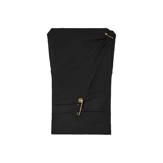VERSACE Tessuto Blouse 'Black'-0