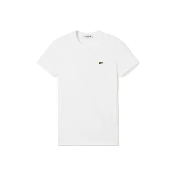 LACOSTE Logo patch Organic Cotton T shirt