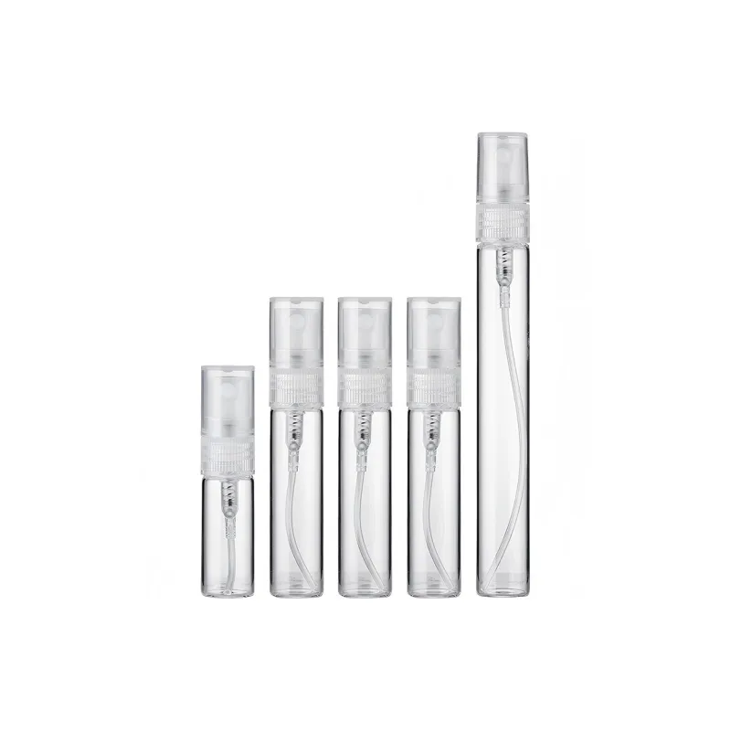 Goodgudi Mini Glass Perfume Refill Bottles 10ml Glass High End Portable Sample Dosing Tool Fine Spray Empty Bottle-12
