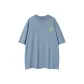 Haze Blue-Short-Sleeved-Green M (Small Logo)