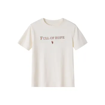 Huagaa T Shirts Women's Beige