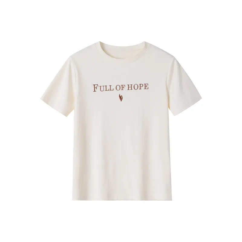 Huagaa T Shirts Women's Beige-0