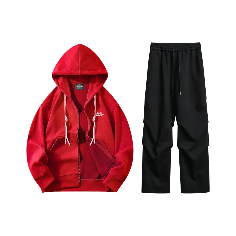 MEIPIN TANG Sweatshirt Set Unisex-9