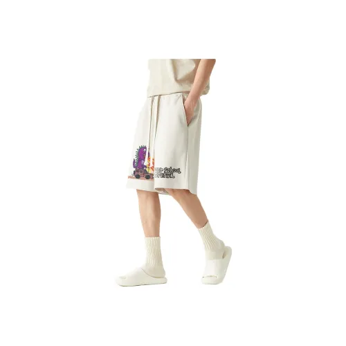 AFTER SCHOOL SPECIAL Casual Shorts Unisex Apricot