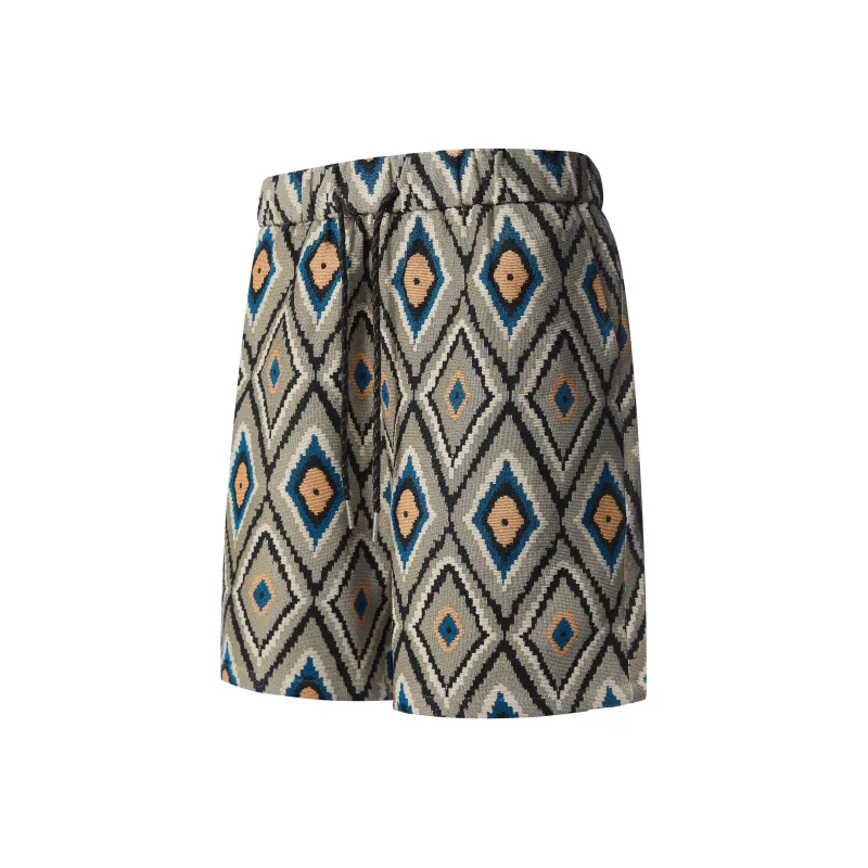 UPZCY Casual Shorts Unisex Sri Lanka Blue-2
