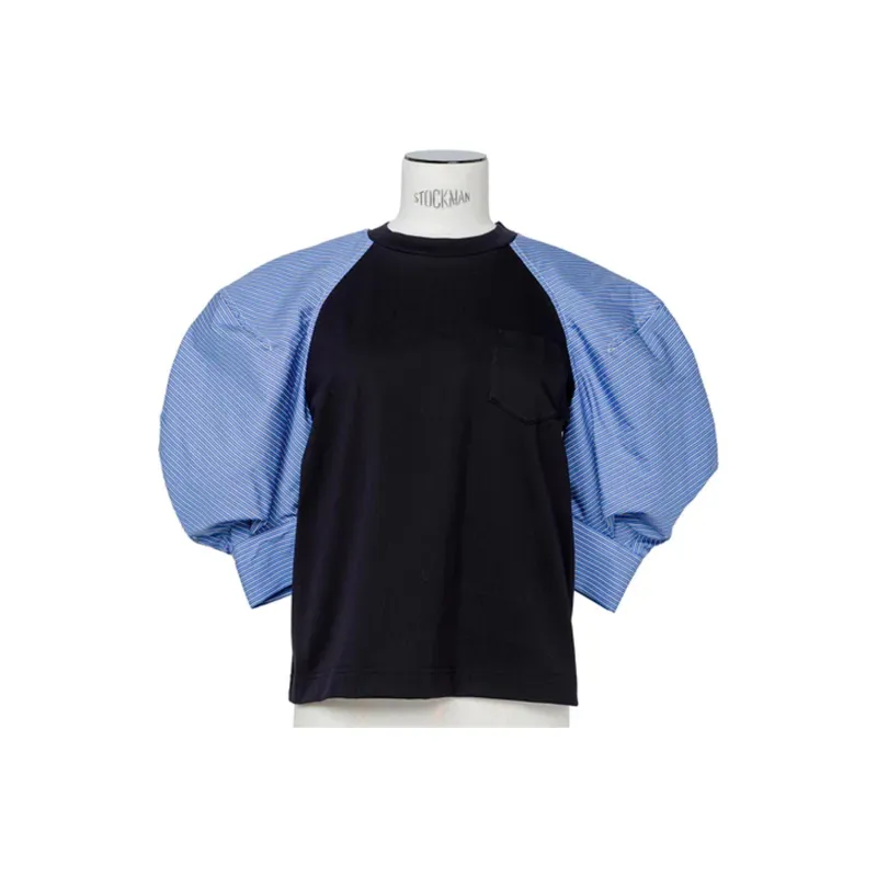 Sacai T Shirts Women's Navy-0