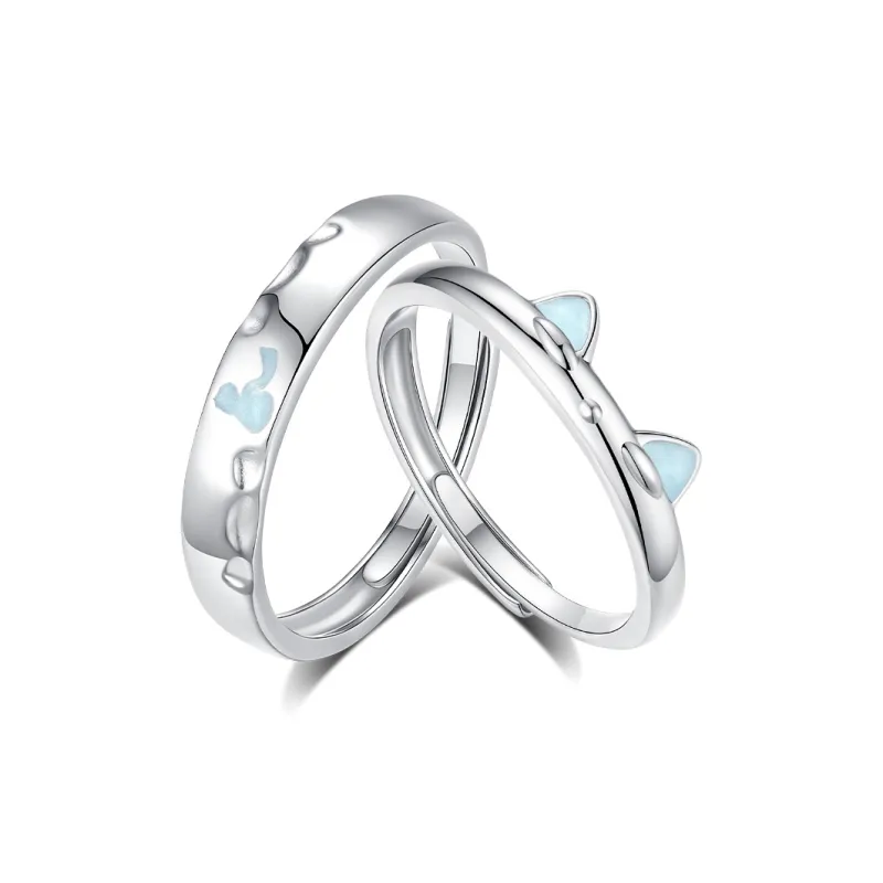 Treasure Flaws S999 Fine Silver Rings Unisex Silver-6