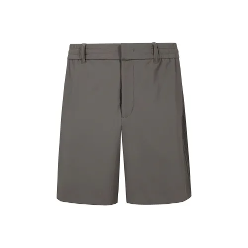 EMPORIO ARMANI Canneté effect Stretch Nylon Bermuda Shorts