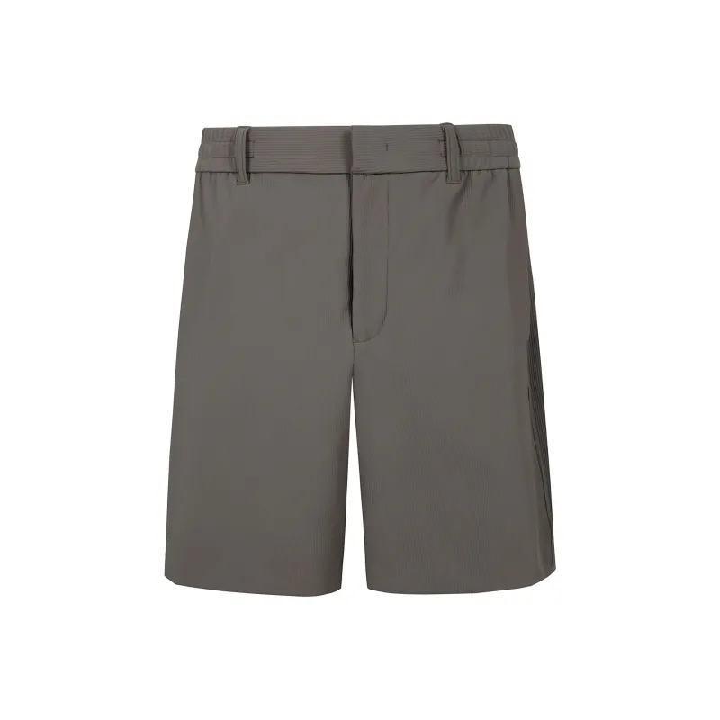 EMPORIO ARMANI Canneté effect Stretch Nylon Bermuda Shorts-0