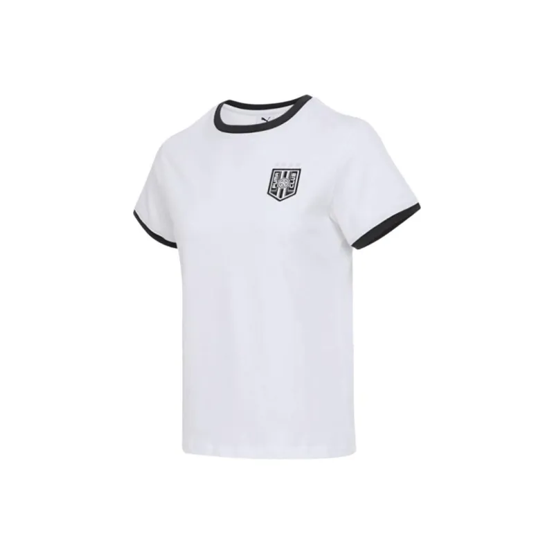 PUMA Club T Shirt Women's White-0